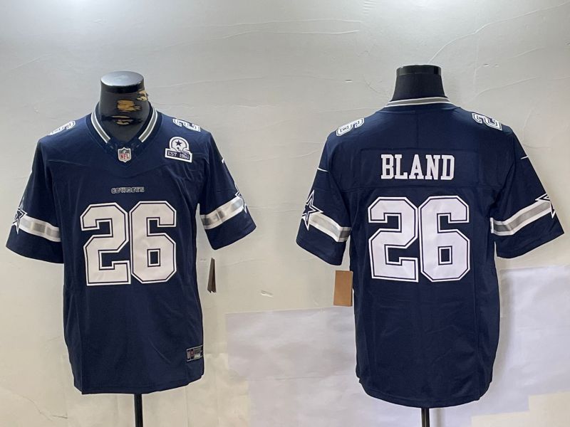Men Dallas Cowboys #26 Bland Blue 2024 Nike Limited NFL Jersey style 5->dallas cowboys->NFL Jersey